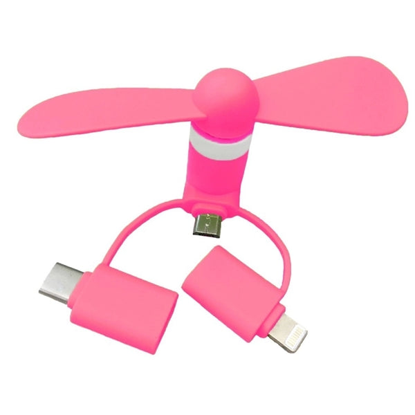 3-in-1 Mini USB Phone fan