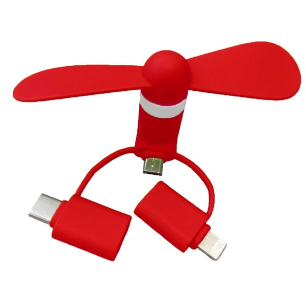 3-in-1 Mini USB Phone fan