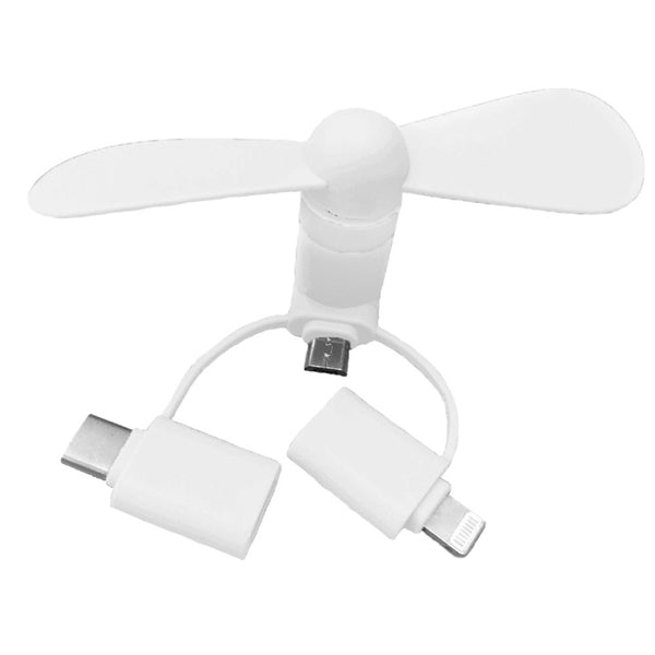 3-in-1 Mini USB Phone fan