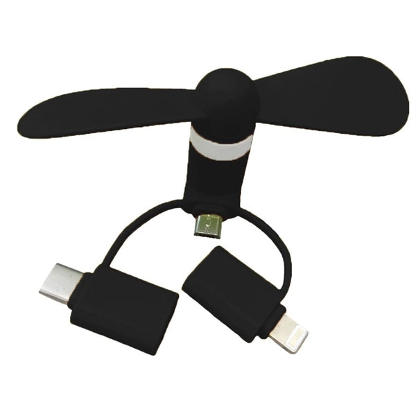 3-in-1 Mini USB Phone fan