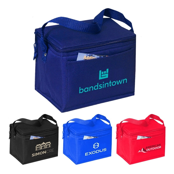 Ttuch 6 Pack Polyester Cooler Lunch Bag
