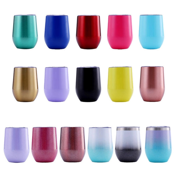 12 OZ BPA Free Swig Insulated Vacuum Tumbler Eggshell Cup