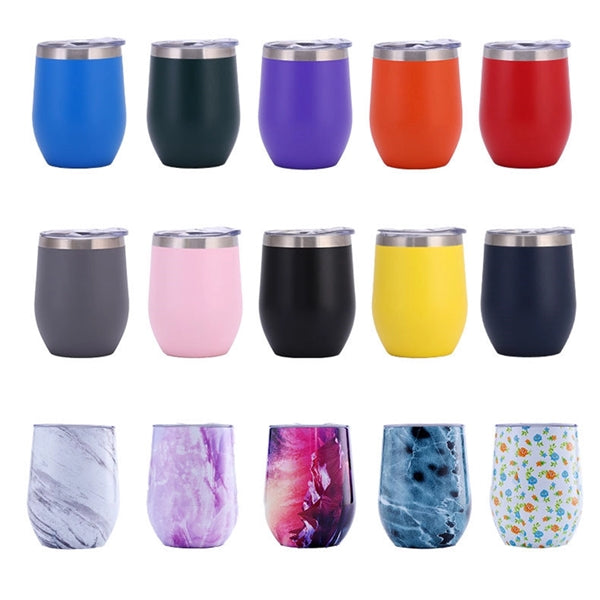 12 OZ BPA Free Swig Insulated Vacuum Tumbler Eggshell Cup
