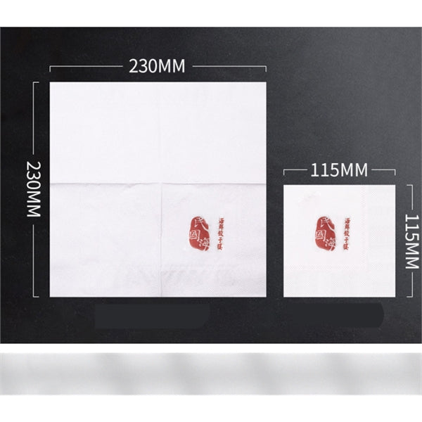 4.5" x 4.5" White 1 Ply Beverage Napkin (Free shipping)