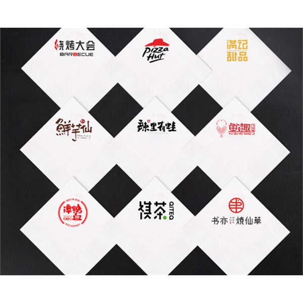 4.5" x 4.5" White 2 Ply Beverage Napkin (Free shipping)