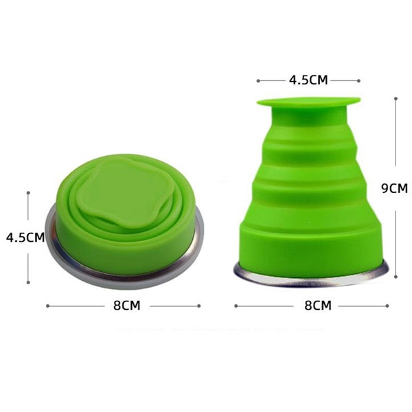 Portable Silicone Folding Water Cup