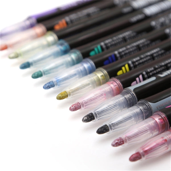 Shiny Double Line Contour Pen Color Marker
