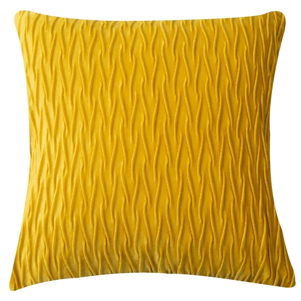 Solid Velvet Pleated Pillowcase