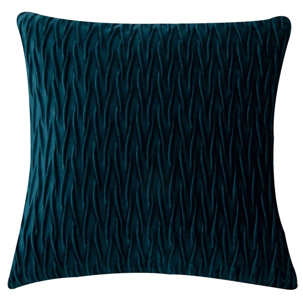 Solid Velvet Pleated Pillowcase