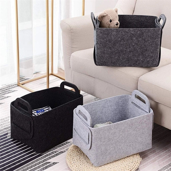 Foldable Felt Storage Basket
