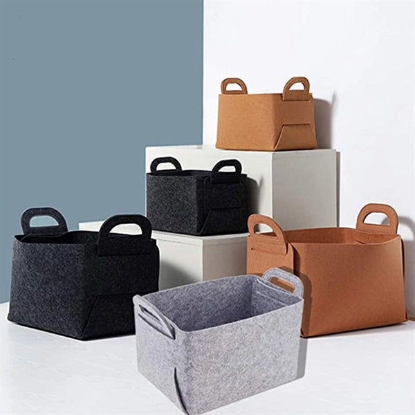 Foldable Felt Storage Basket