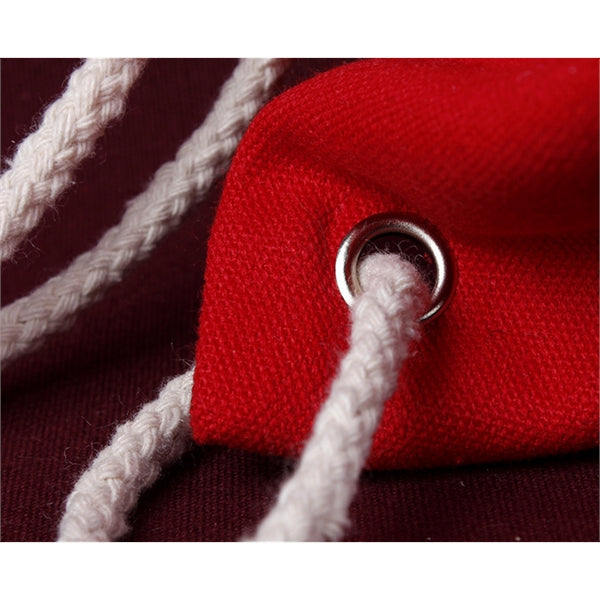 8oz middle weight cotton canvas tote drawstring backpack