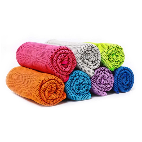 Cooling Microfiber Towel With Silicone Case