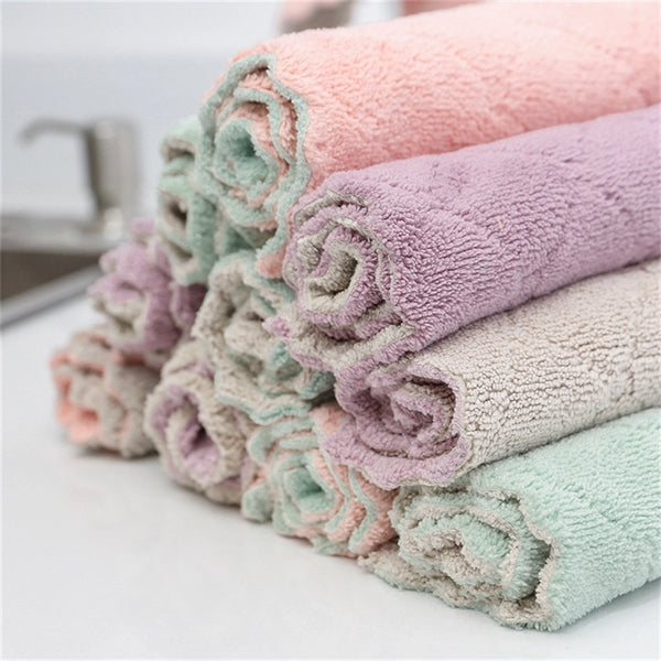 Double-sided Coral Fleece Rag
