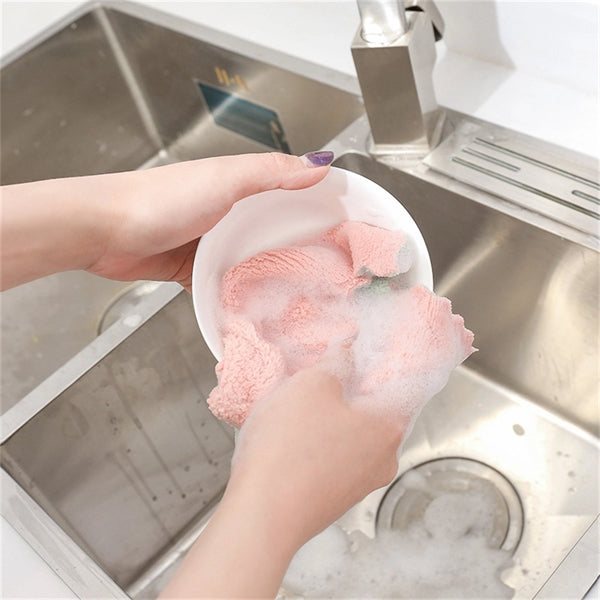 Double-sided Coral Fleece Rag