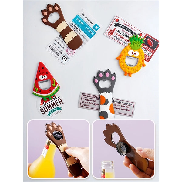 Cute Cat Paw Bottle Opener Magnet