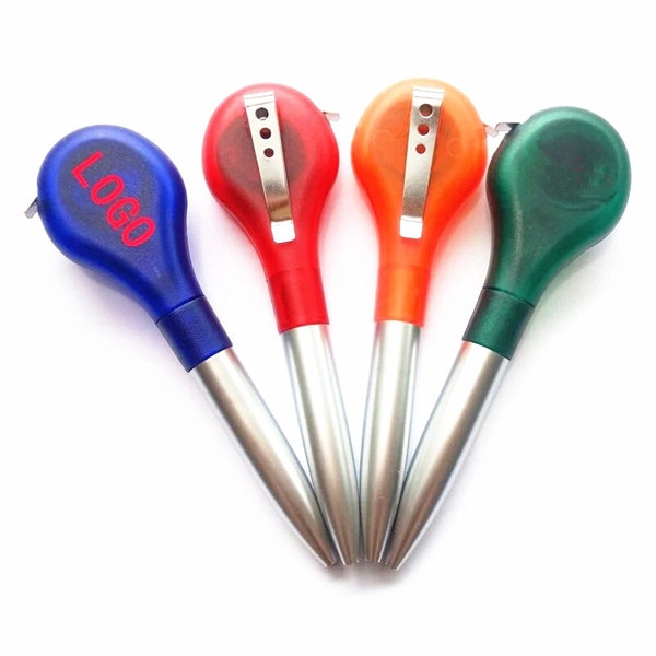 3 in 1 Rotatable Ballpoint Pen W/ Tape Measure