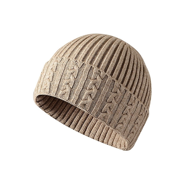 Winter Thick Cable Knit Beanie Cuff Hat