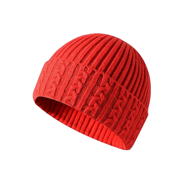 Winter Thick Cable Knit Beanie Cuff Hat
