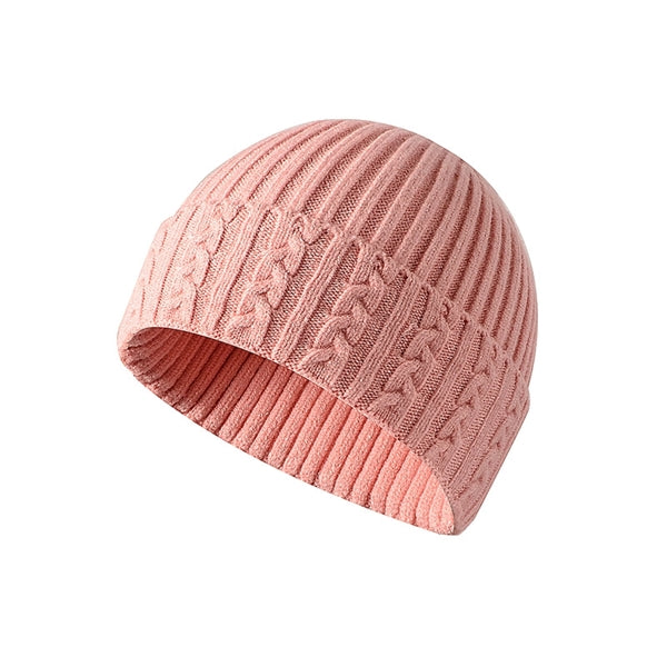 Winter Thick Cable Knit Beanie Cuff Hat