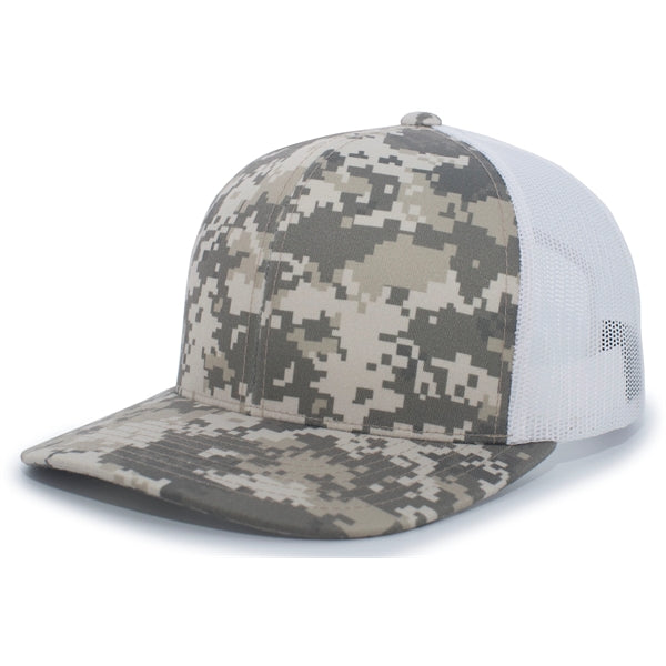 Camo Snapback Trucker Cap