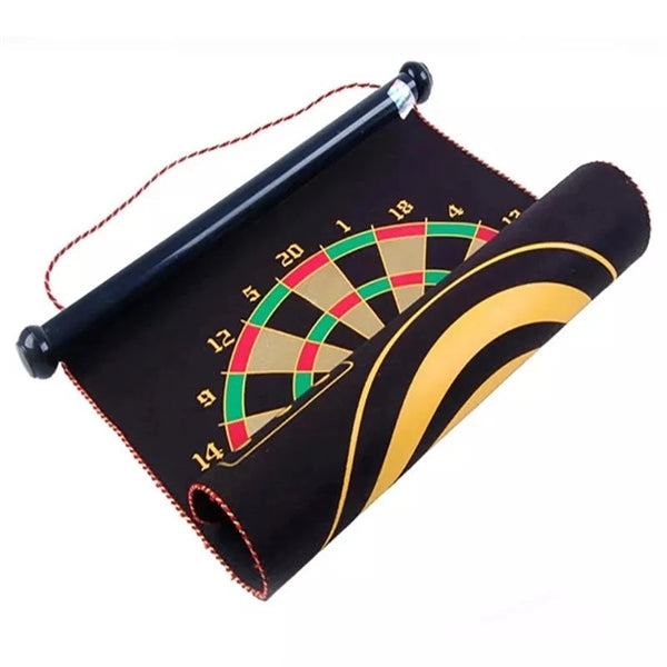 Double Sided Magnetic Dartboard With Darts