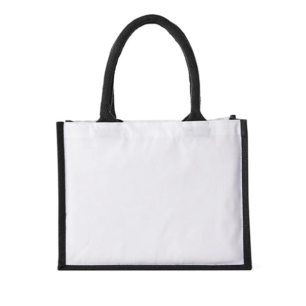 Jute And Cotton Tote Bag