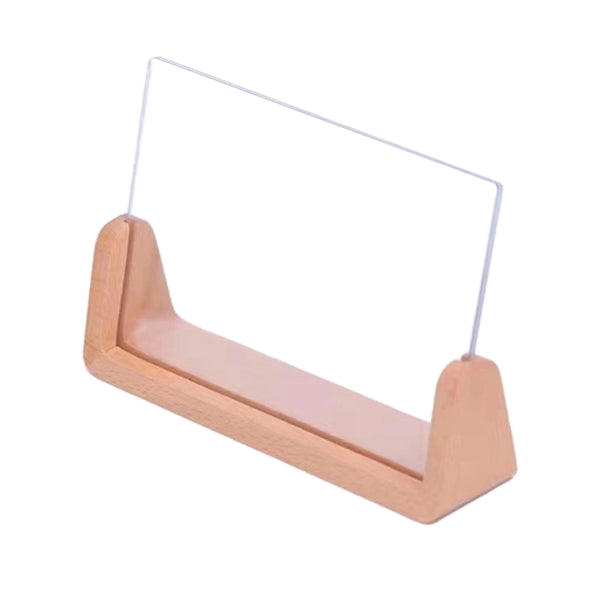 Solid Wood Frame Acrylic Combination U-Shaped Table Set