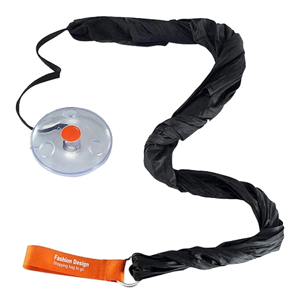 Rolled up shopping bag