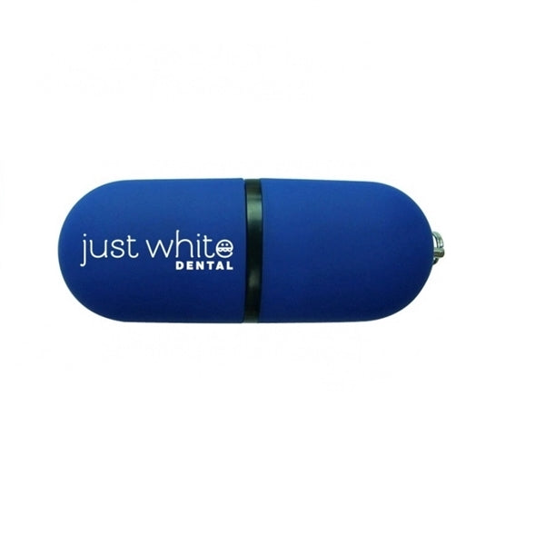 Key Chains W/ Lipstick Capsule USB Flash Drive - 8GB