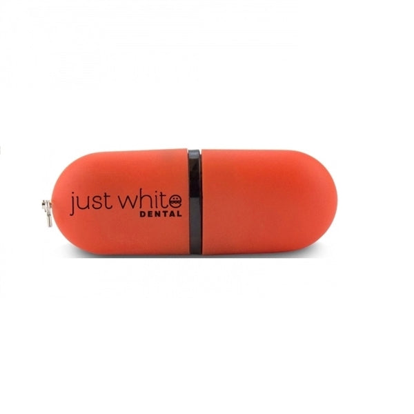 Key Chains W/ Lipstick Capsule USB Flash Drive - 8GB