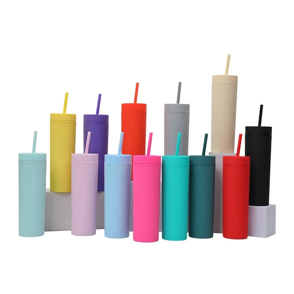 16 oz Double Wall Skinny Tumbler