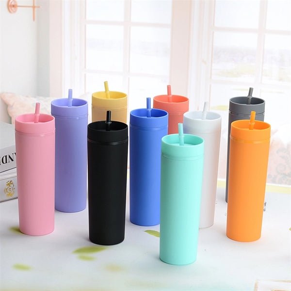 16 oz Double Wall Skinny Tumbler