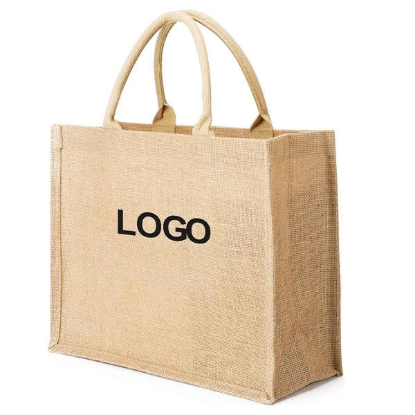 Burlap Tote Bag