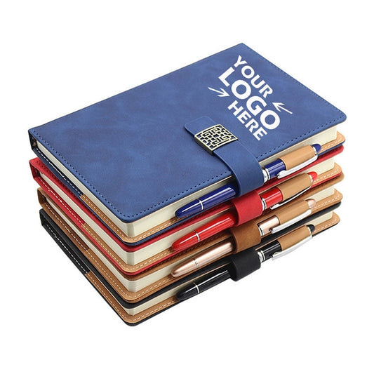 A5 Refillable Business Executive Diary with Pen