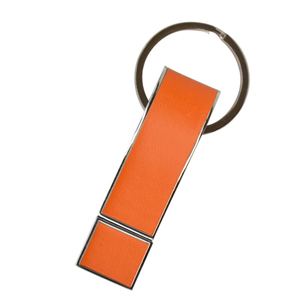 Leather Key Chains W/ USB Flash Drive - 8GB