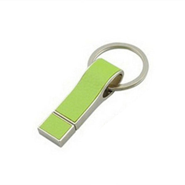 Leather Key Chains W/ USB Flash Drive - 8GB
