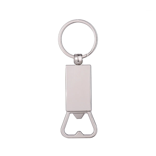 Slim Metal Bottle Opener Keychain