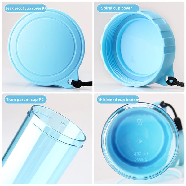 Bpa-Free Leakproof Sports Clear Plastic Water Bottle