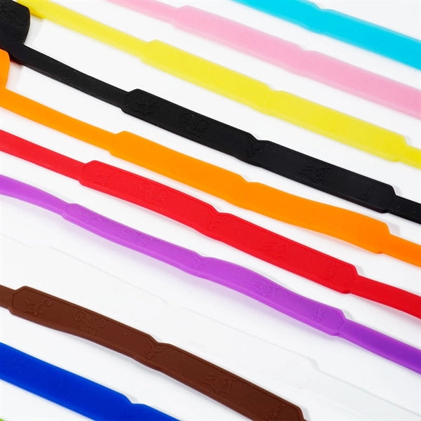 Silicone eyelass straps