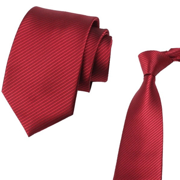 Premium Solid Color Business Formal Necktie