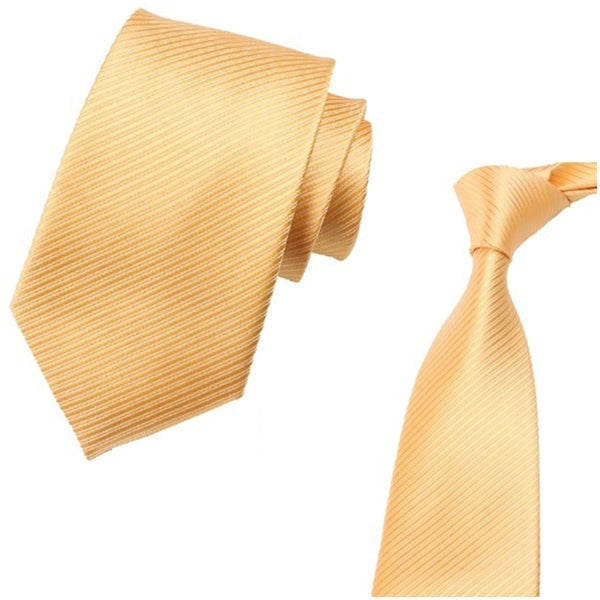 Premium Solid Color Business Formal Necktie