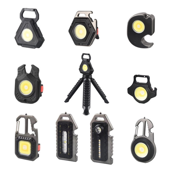 Led Aluminum Alloy Flashlight Key Buckle Light