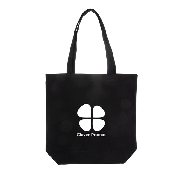 10.oz Black Canvas Tote Bag