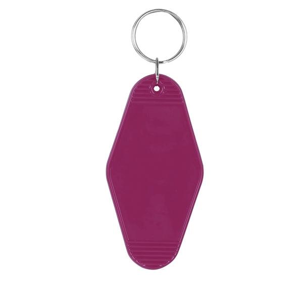 Plastic Hotel Keychain / Motel Key Tag