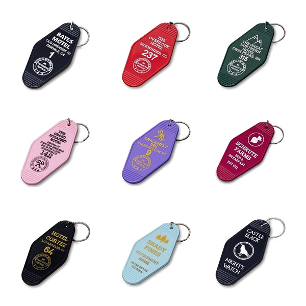 Plastic Hotel Keychain / Motel Key Tag