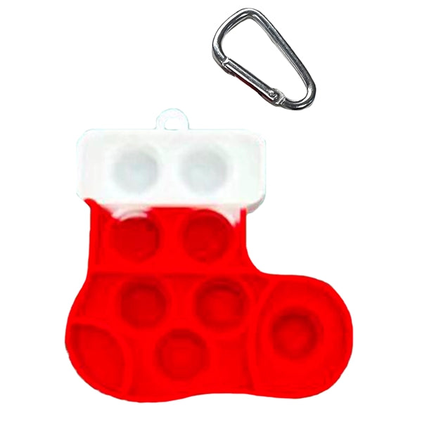 Holiday Fidget Poppers with Keychain