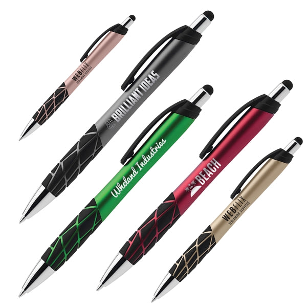 Tremor Plastic Pen with Stylus (1 Color Imprint)
