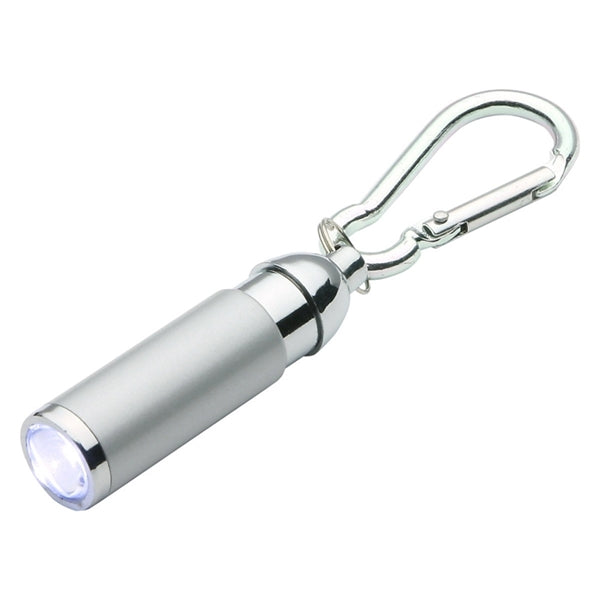 Stretchable LED Flashlight With Carabiner Clip