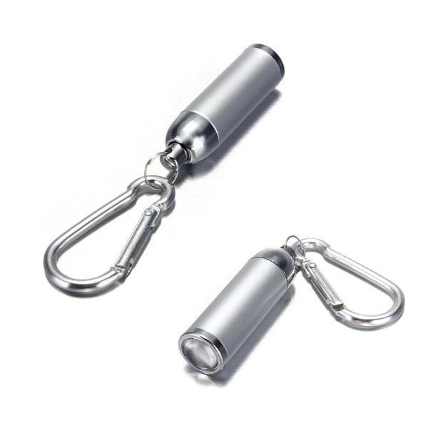 Stretchable LED Flashlight With Carabiner Clip